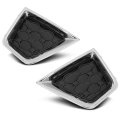 Front Fog Light Covers 2pcs For Jeep Renegade High Altitude 2019-2023 6vp53lxhaa 6vp55lxhaa Ch1039204 Ch1038204 Chrome Black 