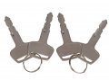 Jeenda 4pcs Ignition Keys Ch12206 Compatible With John Deere Tractors 430 650 670 750 770 790 850 870 950 970 990 1050 1070