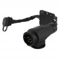 Fydun Trailer Connector Plastic Round European 13-pin To American 4-pin Taillight Circuit Wiring Adapter Plug And Play