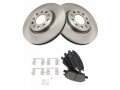 Front Ceramic Brake Pad And Rotor Kit Compatible With 2016-2019 Chevy Malibu 