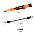 58 In 1 Professional Magnetic Screwdriver Tool Kit With 54 Precision Bits Chrome Vanadium Steel Pocket Size For Electronics Pc 