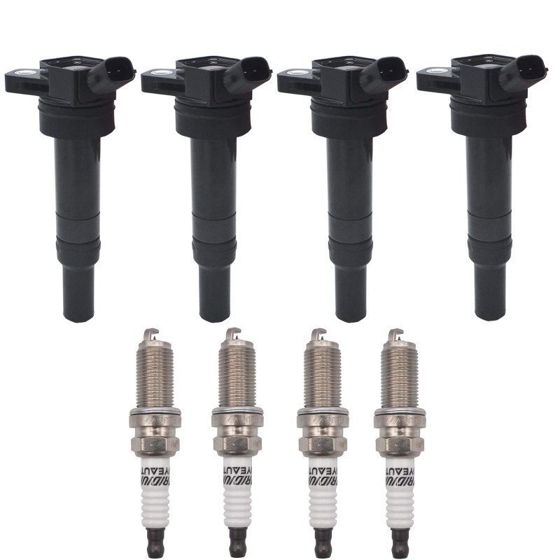 Oyeauto Ignition Coil Iridium Spark Plug Uf651 For Hyundai Kia Elantra Gt Coupe Tucson Forte Soul 1 8l 2 0l