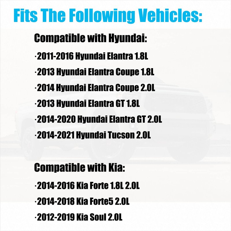 Oyeauto Ignition Coil Iridium Spark Plug Uf651 For Hyundai Kia Elantra Gt Coupe Tucson Forte Soul 1 8l 2 0l
