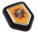 Knights Templar Mason Car Truck Shield Grill Badge Black Chrome Grille Emblem 2 6 X 3 1