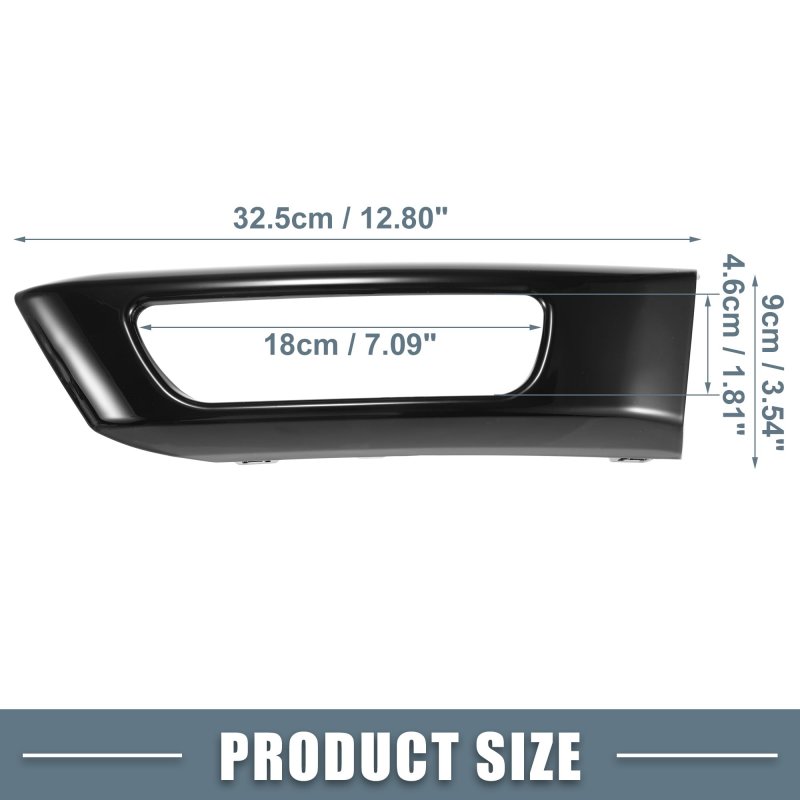 A Absopro Left Right Side Fog Light Grille Cover Trim For Range Rover Sport 2014 2015 2016 2017 Black 1 Pair