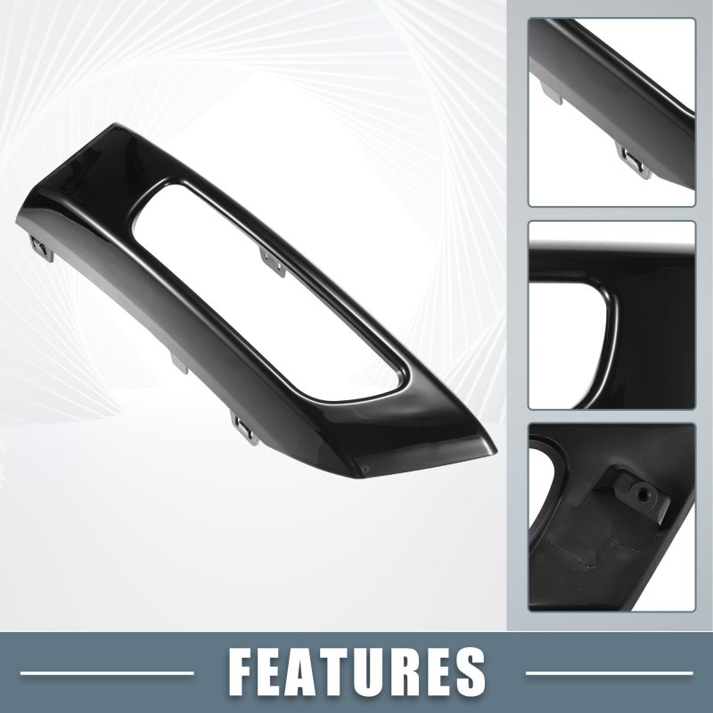 A Absopro Left Right Side Fog Light Grille Cover Trim For Range Rover Sport 2014 2015 2016 2017 Black 1 Pair