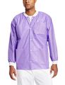 Valumax 3630ppl Extra-safe Wrinkle-free Noble Looking Disposable Sms Hip Length Jacket Purple L Pack Of 10 