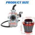 Pz22 Carburetor 22mm With Throttle Cable And Grip For Ssr Taotao Xpro Coleman Apollo 110cc 125cc Pit Dirt Bike Atv Quad 4