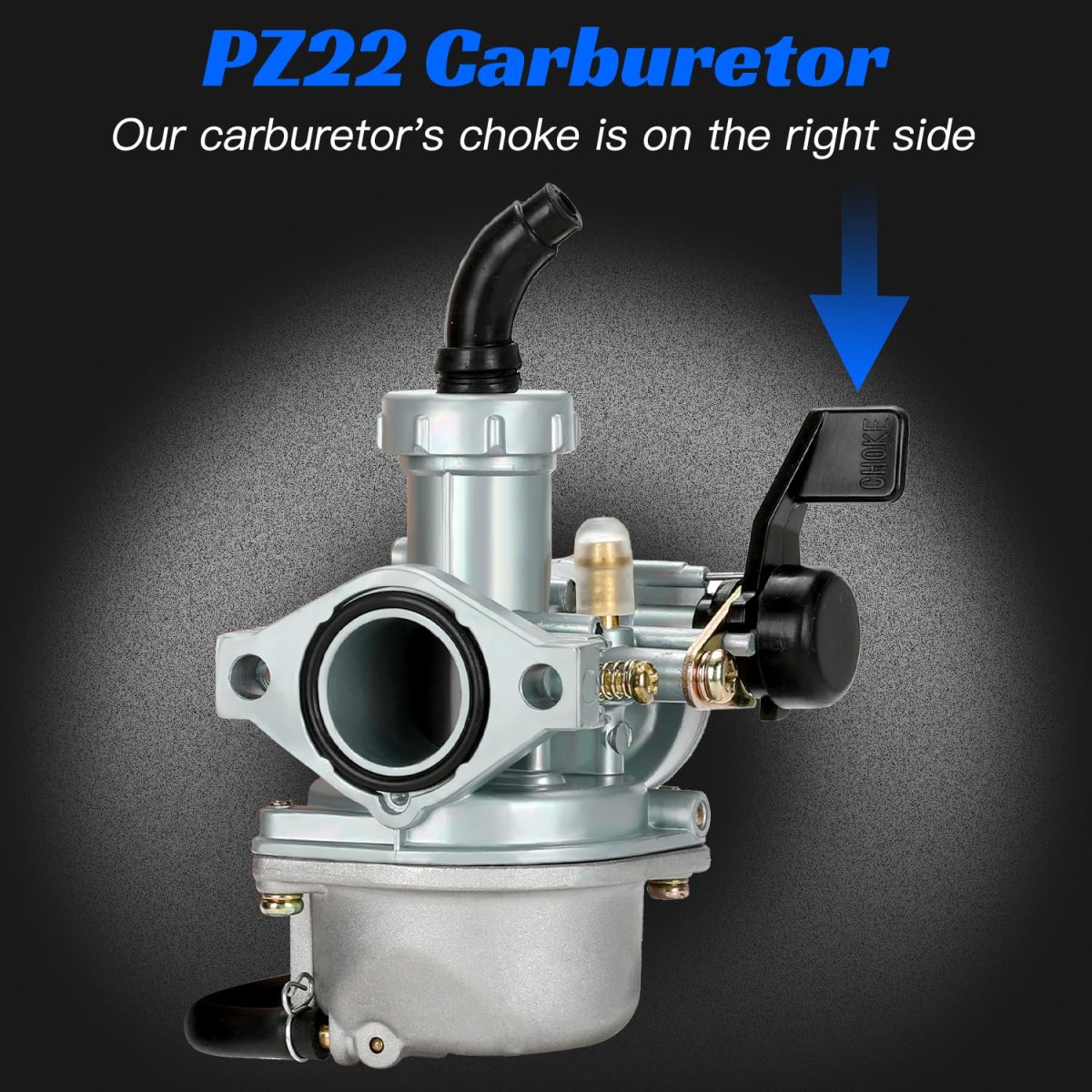Pz22 Carburetor 22mm With Throttle Cable And Grip For Ssr Taotao Xpro Coleman Apollo 110cc 125cc Pit Dirt Bike Atv Quad 4