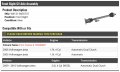 Front Right Passenger Side Cv Axle Assembly Compatible With 2005-2006 2009-2010 Volkswagen Jetta