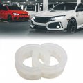 Uxcell Type-b White Car Rubber Shock Absorber Spring Bumper Buffer Power Cushion 2 Pcs