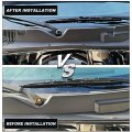 Hecasa Windshield Wiper Cowl Compatible With 2008-2019 Dodge Challenger Replace For Part 5028757ag 5028757ah Outer Grille Panel