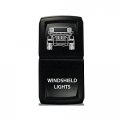 Ch4x4 Rocker Switch V2 Windshield Lights Symbol Green Led