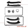 A-premium Set Of 9pcs Engine Timing Chain Kit W Guide Rail Tensioner Fits Dohc 8cyl 6 2l Compatible With Ford F-150 2010-2014