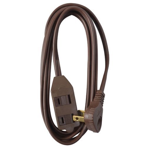Master Electrician 09407me 7-foot Flatplug Extension Cord Low Profile Brown