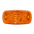 6 Pack Amber Led Trailer Marker Lights Waterproof Side Clearance Lamps For Truck Rv And Heavy Duty Vehicles Surface Mount 