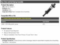 Rear Strut And Coil Spring Assembly Compatible With 2008-2010 Mitsubishi Lancer Gts