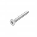 Uxcella M6x50mm 316 Stainless Steel Countersunk Flat Head Hex Socket Cap Screw Bolt 5pcs