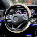 Cute Dragonfly Car Steering Wheel Cover Anti-slip Soft Breathable Universal 15 Inches Protector For Women And Men Fit Cars Suvs