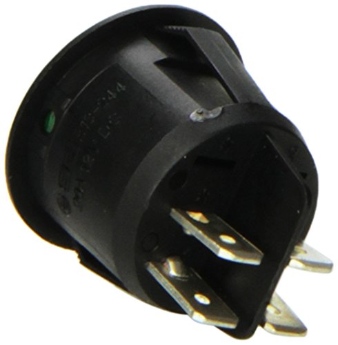 Keep It Clean 10892 Rocker Switch Illuminated 6 Green 20a 12vdc
