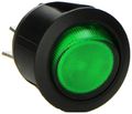 Keep It Clean 10892 Rocker Switch Illuminated 6 Green 20a 12vdc