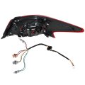 Outer Tail Light Rear Brake Lamp For 2016 2017 2018 Nissan Altima Left Driver Side Red Lens Chrome Housing Corner Piece