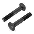 5 Pcs Square Head Bolts 3 4-10 X 4 In Black Oxide Carbon Steel Machine Screws For Machinery Railroad Electrical Connections 