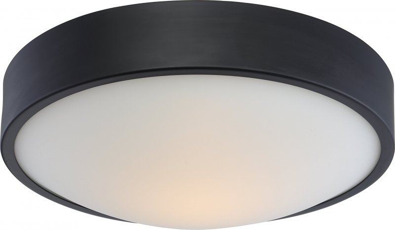 Satco Perk 13 Led Flush With White Glass