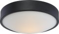 Satco Perk 13 Led Flush With White Glass 
