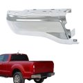 Rear Left Chrome Bumper Face Bars End Cap Replacement For Ranger 2019-2023 Without Parking Aid Sensors Holes 