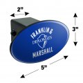 Franklin Marshall College Diplomats Logo Oval Tow Hitch Cover Trailer Plug Insert 2