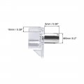 Uxcell 50pcs Plastic Shelf Support Pegs 5mm Cabinet Clips Shelf Steel Pin Peg Clear Bracket Style For Kitchen Furniture Book