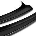 Auto Dynasty 3pcs Car Front Bumper Lip Splitter Chin Spoiler Wing Body Kit Compatible With Mercedes C-class W205 Sport 15-18