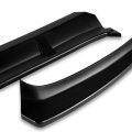 Auto Dynasty 3pcs Car Front Bumper Lip Splitter Chin Spoiler Wing Body Kit Compatible With Mercedes C-class W205 Sport 15-18
