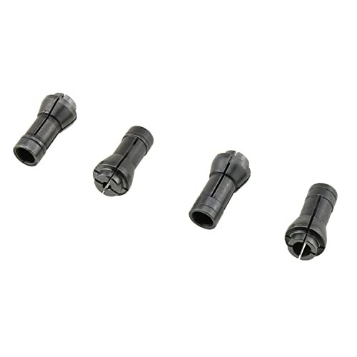 Grinding Machine Clamping Collet Adapter 4 Piece Set 3mm And 6mm Carbon Steel Die Grinder Chucks For 1 8 In Standard Bits