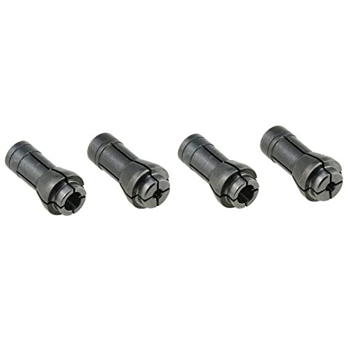 Grinding Machine Clamping Collet Adapter 4 Piece Set 3mm And 6mm Carbon Steel Die Grinder Chucks For 1 8 In Standard Bits