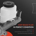 A-premium Brake Master Cylinder With Reservoir And Cap Compatible Nissan Vehicles Nx 1991-1993 Sentra 1991-1994 Replace Oe