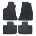 Velour Floor Mats For Dodge Charger 2011 2023 Custom Fit Front And Rear Black Carpet Liners Anti Slip All Season Full Set 