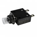 Hqrp Thermal Circuit Breaker Switch 98 Series 25a 125 250vac Push-button Reset With Quick Connect Terminals And Waterproof