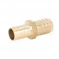 X Autohaux 2 Pcs 19mm To 16mm Od Brass Barb Hose Straight Reducer Splicer Fitting For Air Water Gas Oil