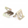 Uxcell 20pcs Bronze Tone Auto Car Dash Dashboard Trim Metal Fastener Retainer