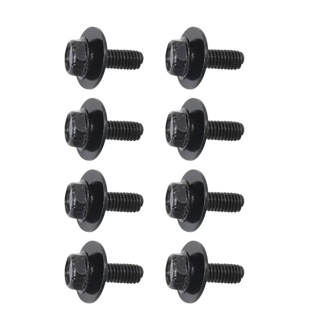Version 8x 12mm Top Front Skid Plate Bolts And Gasket Compatible For T-oyota Tacoma Fj Tundra Land Cruiser 2013-2020