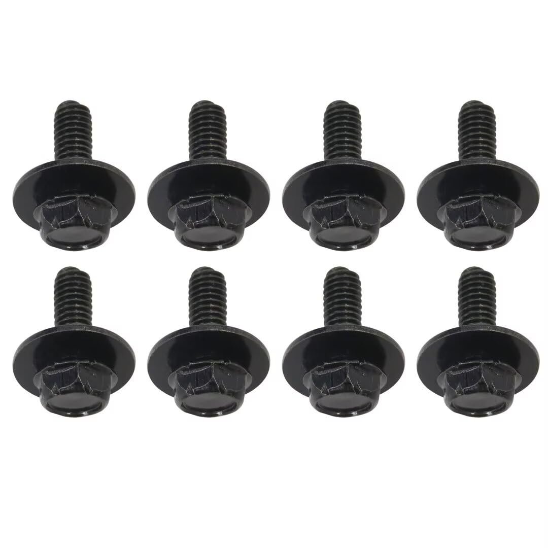 Version 8x 12mm Top Front Skid Plate Bolts And Gasket Compatible For T-oyota Tacoma Fj Tundra Land Cruiser 2013-2020