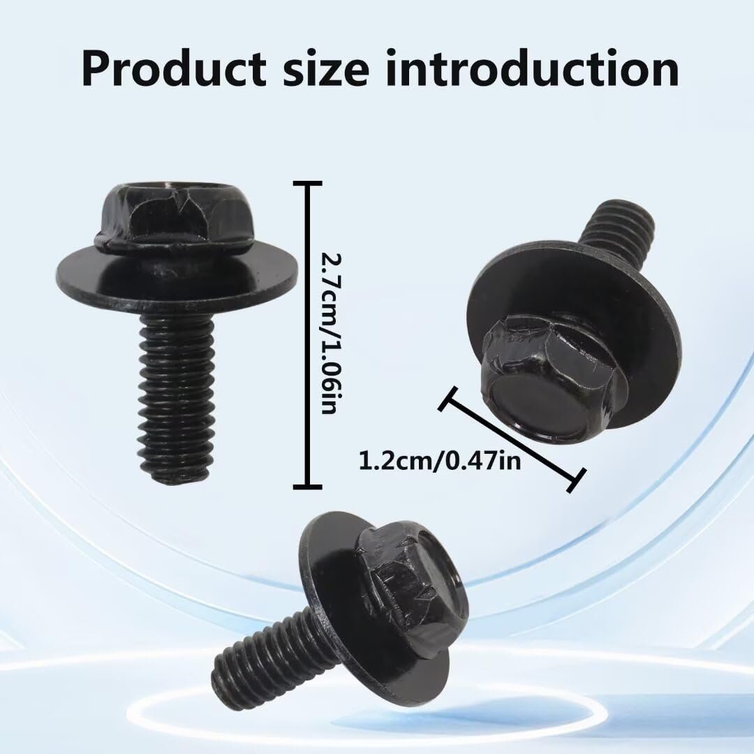Version 8x 12mm Top Front Skid Plate Bolts And Gasket Compatible For T-oyota Tacoma Fj Tundra Land Cruiser 2013-2020