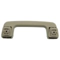 Front Grab Handle Pair For 2006 Lincoln Zephyr Driver And Passenger Side Roof Mounted Very Light Beige Cashmere Wood Grain 
