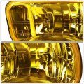 Compatible With Dodge Ram 1500-3500 Pair Of Amber Lens Polycarbonate Bumper Driving Fog Lights Lamps Switch