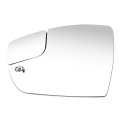 Heated Side View Mirror Glass Lens For Ford Focus 2012-2018 Driver Left Flat Silver Reflective Manual Adjust Cm5z17k707d
