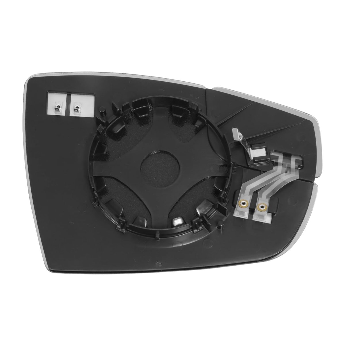 Heated Side View Mirror Glass Lens For Ford Focus 2012-2018 Driver Left Flat Silver Reflective Manual Adjust Cm5z17k707d