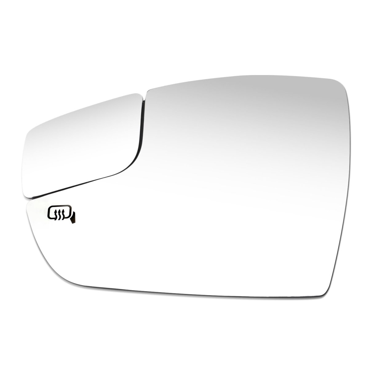 Heated Side View Mirror Glass Lens For Ford Focus 2012-2018 Driver Left Flat Silver Reflective Manual Adjust Cm5z17k707d
