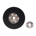 324045 Backing Pad For Semi Flexible Discs 4 In X 5 8 11 Rubber Sanding Angle Grinders Max 13500 Rpm Black 
